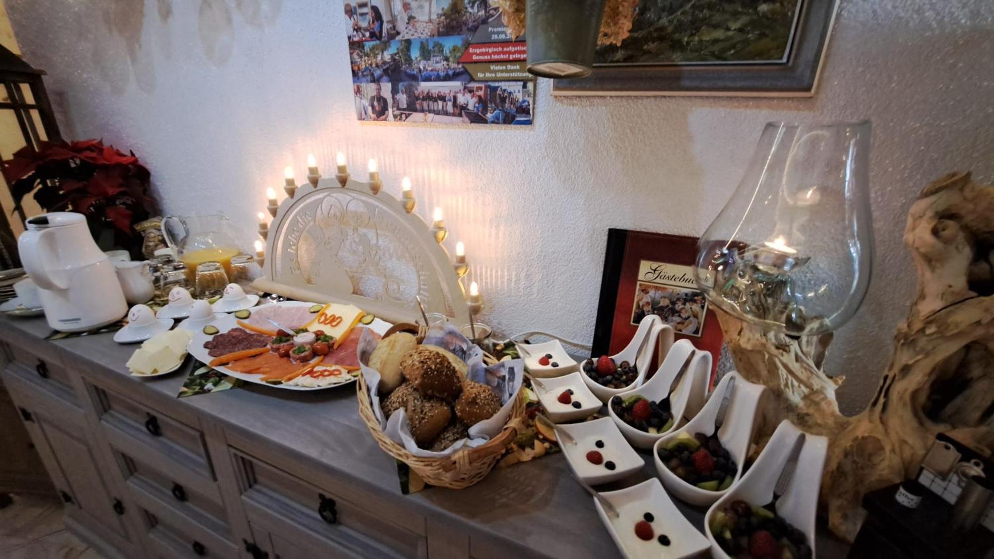 Ferienwohnung Aronia Garten Oberwiesenthal Esterno foto