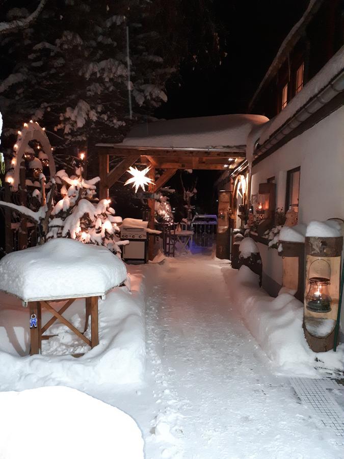 Ferienwohnung Aronia Garten Oberwiesenthal Esterno foto